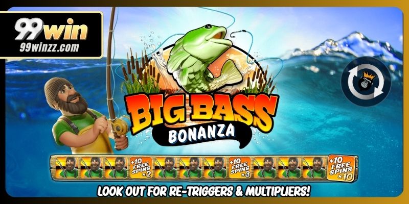 Big Bass Bonanza 1000 tựa slot câu cá hấp dẫn, dễ chơi và đầy kịch tính.